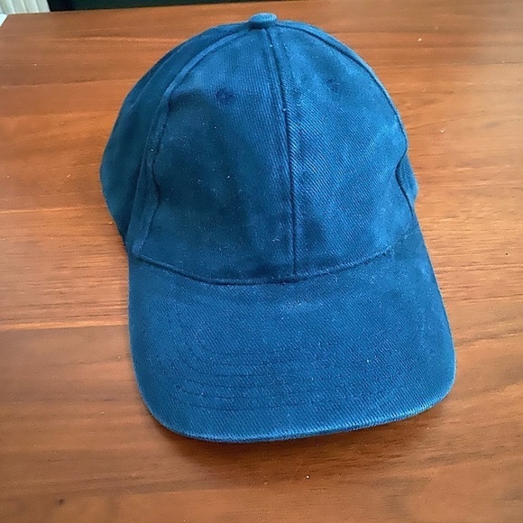 Solid Blue Dressed Hat - Picture 1 of 2